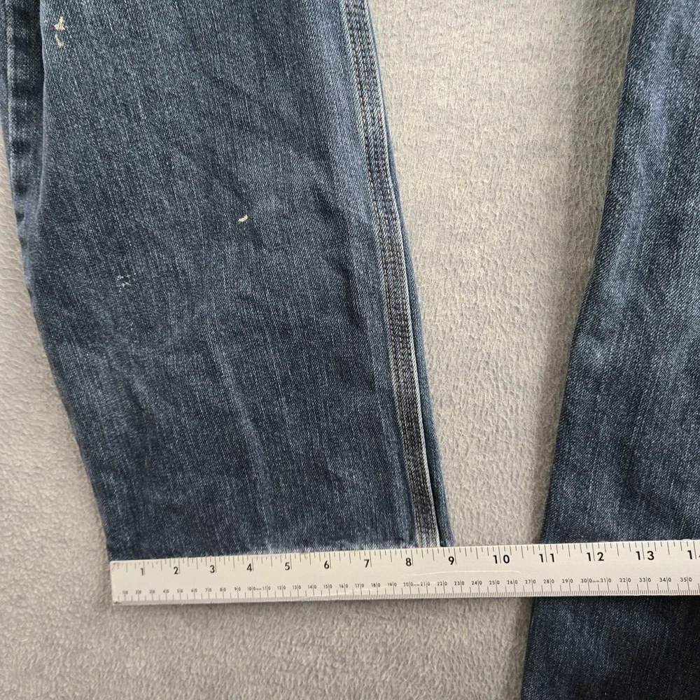 Carhartt Men Jeans 28X32 Blue Denim 101483 Relaxed Fit Holter 31